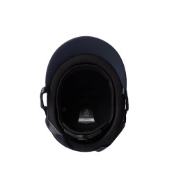 Capacete de equitação com ornamento de cristal Horze Arix II Azul escuro / azul escuro Capacete de equitação com ornamento de cristal Horze Arix II Azul escuro / azul escuro