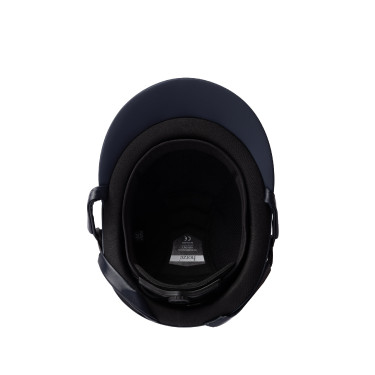 Capacete de equitação com ornamento de cristal Horze Arix II Azul escuro / azul escuro Capacete de equitação com ornamento de cristal Horze Arix II Azul escuro / azul escuro