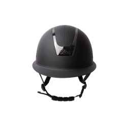 Capacete de equitação tecnologia Majoris MIPS II B Vertigo Preto / prata