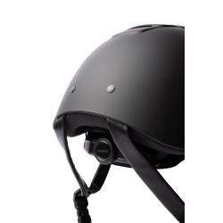 Capacete de equitação tecnologia Majoris MIPS II B Vertigo Preto / prata