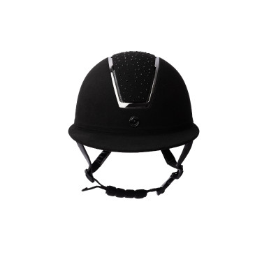 Capacete de equitação Solara II Horze Preto / preto