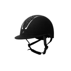 Capacete de equitação Solara II Horze Preto / branco