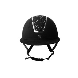Capacete de equitação Solara II Horze Preto / branco