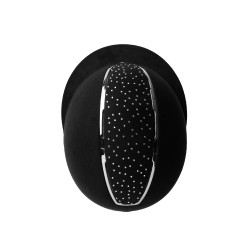 Capacete de equitação Solara II Horze Preto / branco