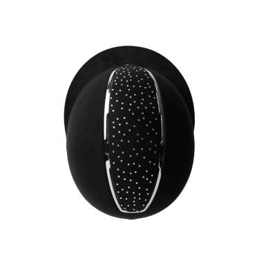 Capacete de equitação Solara II Horze Preto / branco