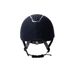 Capacete de equitação Solara II Horze Marinho / branco Azul