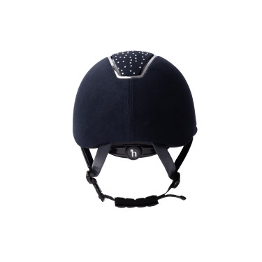 Capacete de equitação Solara II Horze Marinho / branco Azul