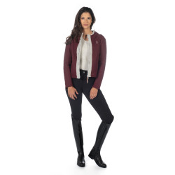 Moletom Livigno feminino HKM Bordéus Moletom Livigno feminino HKM Bordéus