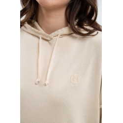 Moletom com capuz Plume Harcour feminino Linho Bege Moletom com capuz Plume Harcour feminino Linho Bege