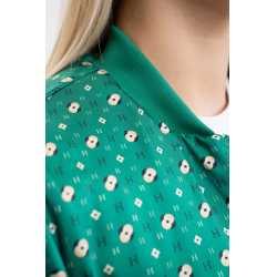 Casaco bomber Boecia Harcour Verde esmeralda