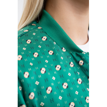 Casaco bomber Boecia Harcour Verde esmeralda