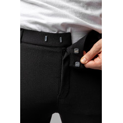 Calça com reforços de silicone Horze Grand Prix masculino Preto Calça com reforços de silicone Horze Grand Prix masculino Preto