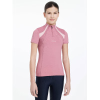 Roupa interior de malha Mia LeMieux Young Rider de mangas curtas Peônia Roupa interior de malha Mia LeMieux Young Rider de mangas curtas Peônia