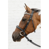 Muserola Anatômica sem Barbela Coleção Dy'on Preto Muserola Anatômica sem Barbela Coleção Dy'on Preto