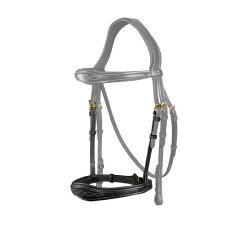 Muserola Anatômica sem Barbela Coleção Dy'on Preto