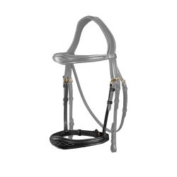 Muserola Anatômica sem Barbela Coleção Dy'on Preto Muserola Anatômica sem Barbela Coleção Dy'on Preto