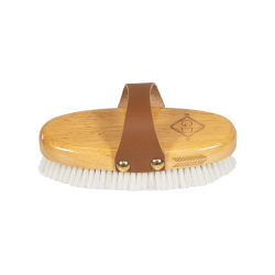 Escova macia com cerdas suaves pequena Grooming Deluxe Natural Castanho