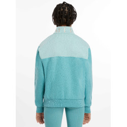 Suéter LeMieux com zíper Quart Kate Young Rider Lagoa Azul Suéter LeMieux com zíper Quart Kate Young Rider Lagoa Azul