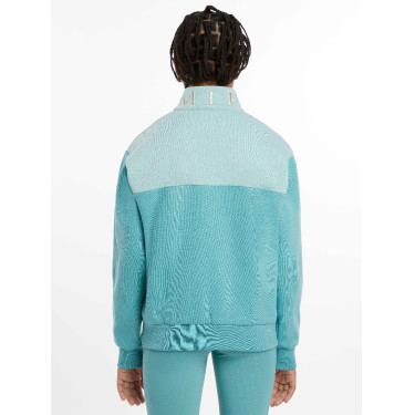Suéter LeMieux com zíper Quart Kate Young Rider Lagoa Azul Suéter LeMieux com zíper Quart Kate Young Rider Lagoa Azul