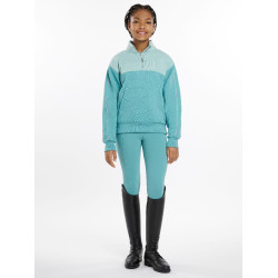 Suéter LeMieux com zíper Quart Kate Young Rider Lagoa Azul Suéter LeMieux com zíper Quart Kate Young Rider Lagoa Azul