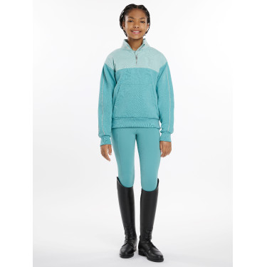 Suéter LeMieux com zíper Quart Kate Young Rider Lagoa Azul Suéter LeMieux com zíper Quart Kate Young Rider Lagoa Azul