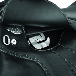 Sela mista Bates Plus couro Luxo Preto Sela mista Bates Plus couro Luxo Preto