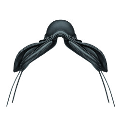 Sela mista Bates Wide couro Heritage Castanho