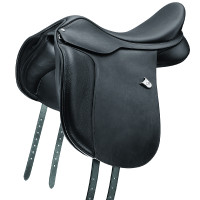 Sela mista Bates Wide couro Heritage Castanho