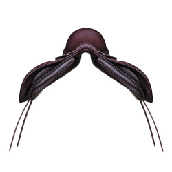 Sela mista Bates Wide couro Heritage Castanho