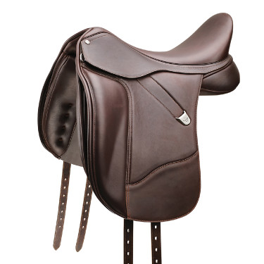 Sela de adestramento Bates Plus couro Luxe Castanho