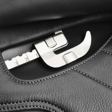 Sela de adestramento Bates Plus couro Luxe Preto Sela de adestramento Bates Plus couro Luxe Preto