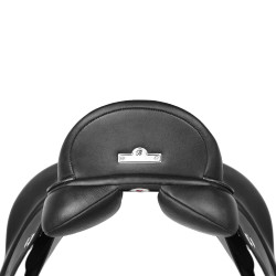 Sela de adestramento Bates Plus couro Luxe Preto