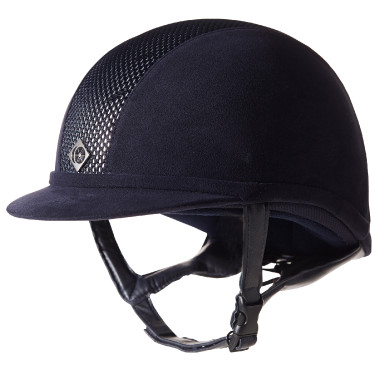 Capacete Charles Owen AYR8 Microcamurça Marinho / prateado Azul Capacete Charles Owen AYR8 Microcamurça Marinho / prateado Azul