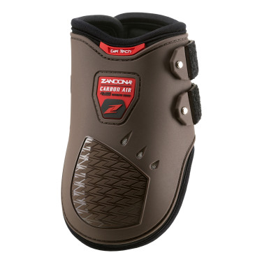 Protetor de boleto com Velcro Zandona Carbon Air Castanho