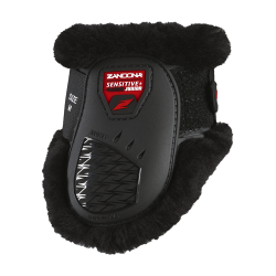 Protetor de boleto em lã de carneiro Zandona Carbon Air Sensitive+ para cavalos jovens
