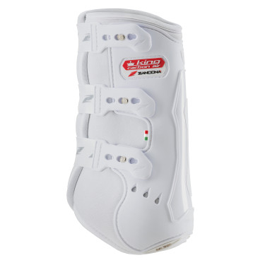 Guédras de dressage Zandona King Carbon Air anteriores Branco