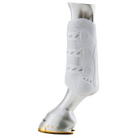 Guêtres de dressage Zandona King Carbon Air posteriores Branco