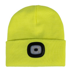 Gorro de malha Honey HKM Amarelo fluorescente