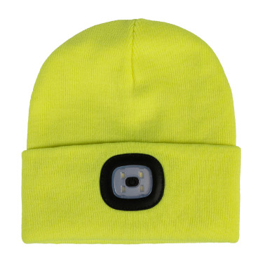 Gorro de malha Honey HKM Amarelo fluorescente