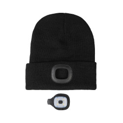 Gorro de malha Honey HKM Preto