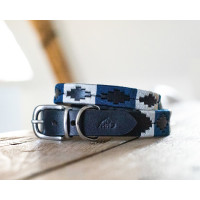Coleira para cão Polo HFI Preto / azul-marinho / prateado Motivos