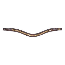 Frontal acolchoado ondulado com strass HFI Frontal acolchoado ondulado com strass HFI