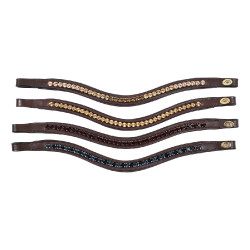 Frontal acolchoado ondulado com strass HFI Frontal acolchoado ondulado com strass HFI