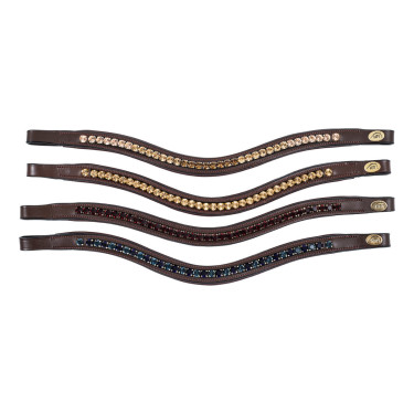 Frontal acolchoado ondulado com strass HFI Frontal acolchoado ondulado com strass HFI