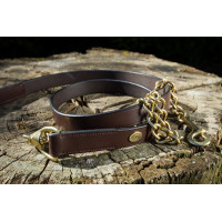 Longe de apresentação couro HFI Castanho