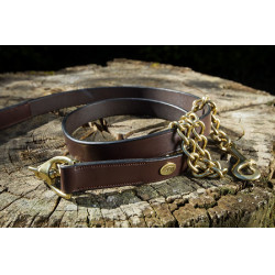 Longe de apresentação couro HFI Castanho