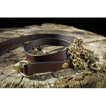 Longe de apresentação couro HFI Castanho