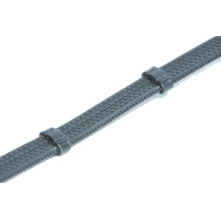 Rendas de borracha macia e couro HFI Preto