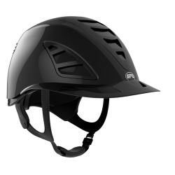 Capacete GPA 4S First Lady Híbrido Preto brilhante