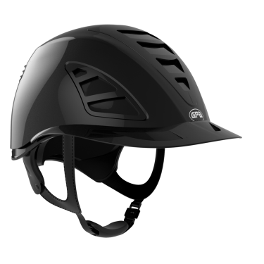 Capacete GPA 4S First Lady Híbrido Preto brilhante
